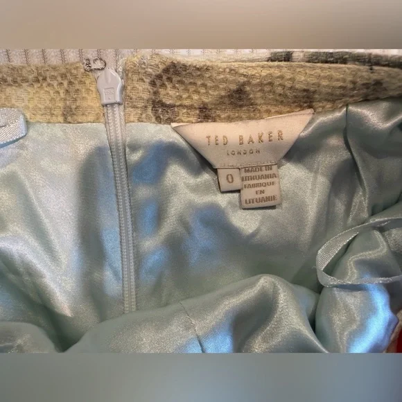 Ted Baker Light Blue and pink floral Textured Shorts - Picture 3 of 7